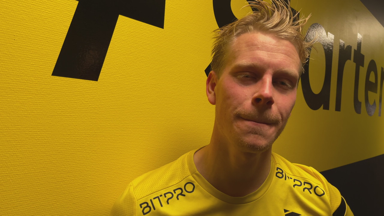 Schulze etter 1-1 mot Glimt.MOV